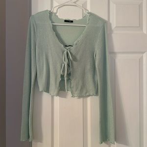 Cardigan Cropped Top